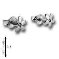 Orecchini Gemoro Donna in Oro bianco Diamante 0.02 Ct OB383BIA - OB383BIA